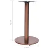 vidaXL Châssis de table de bistrot Golden Ø45x72 cm acier Voir les images du produit 4