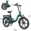 HillMiles E Bike, E-bike skladací bicykel s 36V 13Ah Náhľad obrázku produktu 2