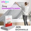 EllaTex Jersey Topper Spannbettlaken 180x200–200x200 Produktbild-Vorschau 2