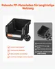 VEVOR Stapelboxen Wandmontage, 137x105x75mm (12er-Pack) & 3 Produktbild-Vorschau 4