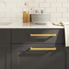 vidaXL Möbelgriffe 20 Stk. Golden 224 mm Edelstahl Produktbild-Vorschau 2