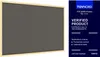 Bacheca in sughero grigio (cornice in legno) 90x60 cm Anteprima dell’immagine prodotto 2