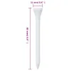 vidaXL Golf-Tees 1000 Stk. Weiß 83 mm Bambus Produktbild-Vorschau 6