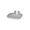 A gray wall mount bracket for a speaker, shown in isolation against a white background. Produktbild-Vorschau