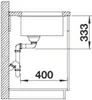 Blanco ROTAN 500-U drez 530 x 460 mm mäkká biela 527146 Náhľad obrázku produktu 5