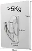 EXE Hook Wandhaken ohne Bohren 2er-Set – eckig, Produktbild-Vorschau 2