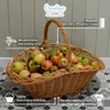 Creative Home Kosz Wiklinowy z uchwytem obszyty jutą | Podgląd zdjęcia produktu 7