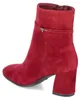 Stivaletti da donna Tamaris, colore rosso, in pelle Anteprima dell’immagine prodotto 3