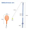 COSTWAY Set di tetherball regolabile in altezza a 3 Anteprima dell’immagine prodotto 3