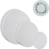 Relaxdays Leinwand, runde Malleinwand, 6er Set, 3 Produktbild-Vorschau 1