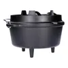 Dutch Oven Gusseisen Set 4,5 l – 3‐beiniger Produktbild-Vorschau 4