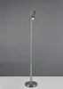 Reality Leuchten Stehleuchte GOMEZ DH 22x129 cm silber Produktbild-Vorschau 2