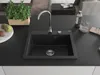 Mexen Elix Granitspüle 1-Becken 600 x 500 mm, schwarz, Produktbild-Vorschau 3