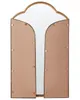 BELIANI Klappspiegel Tisch Gold Metall 87 x 77 cm Zwei Produktbild-Vorschau 5