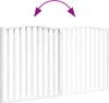 vidaXL 2-częściowa składana bramka dla psa biała 160 cm Podgląd zdjęcia produktu 7