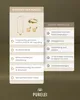 Adventskalender 2026 – 24 Schmuckstücke aus Edelstahl, Gold Anteprima dell’immagine prodotto