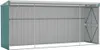 vidaXL Capannone verde 118x382x178 cm Acciaio zincato Anteprima dell’immagine prodotto 6