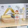 Mamabrum grande maison de poupées en bois pour enfants avec Voir les images du produit 12