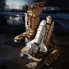 Space Shuttle Raketenstart aus Holz Produktbild-Vorschau 1