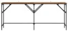 vidaXL Konzole ze starého dřeva 180 x 30 x 75 cm dřevěná Náhled obrázku produktu 5