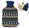 axion Wärmflasche mit Bezug, blau-gelb, einseitig Kiefer, Produktbild-Vorschau 7