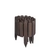 Woodygift Holz Palisade Gartenzaun Rasenkante Produktbild-Vorschau 1