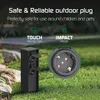 Prise électrique Ledvion, indice de protection IP44, noire, Voir les images du produit 5