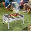SunJas Holzkohlegrill Edelstahl Holzkohlegrill Tragbar, Produktbild-Vorschau 8