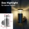 Grafner Design Edelstahl Wandlampe mit Bewegungsmelder und Produktbild-Vorschau 6