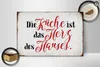Holzschild  Küche ist das Herz des Hauses, 30 x 20 cm, Produktbild-Vorschau 3