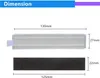 Diagram showing the dimensions of two filter components. Produktbild-Vorschau