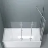 doporro Duschwand für Badewanne Badewannenaufsatz Produktbild-Vorschau 3