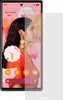 A screen protector is placed over a smartphone screen displaying a woman and various app icons. Anteprima dell’immagine prodotto