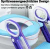 XINZI Kinder Toilettentrainer Toilettensitz mit Treppe Produktbild-Vorschau 7