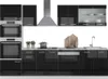 Cucina componibile Vicco R-Line Nero lucido 300 cm con Anteprima dell’immagine prodotto 8