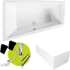 ECOLAM Baignoire trapézoïdale Intima Duo 180x125 cm gauche Voir les images du produit 6