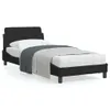 vidaXL Struttura letto con testiera "Dover" nera 80x200 cm Anteprima dell’immagine prodotto 8