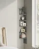 VASAGLE rohový regál, 1-dílný, nástěnný regál, regál s 5 Náhled obrázku produktu 2