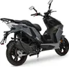 Motorroller 50 ccm Burnout BAD s Grau 45 km/h Produktbild-Vorschau 3