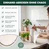 eluno Küchenrollenhalter aus Edelstahl und beige lackiertem Produktbild-Vorschau 3