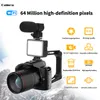 digitální kamera 4K 64MP HD s nočním viděním, 3palcový Náhled obrázku produktu 13