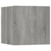 The Living Store 3-tlg. TV-Schrank-Set Grau Sonoma Produktbild-Vorschau 6