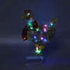 Leucht-Huhn mit Schal, LED-Weihnachtsfigur, 39,8 cm, für Außen Produktbild-Vorschau
