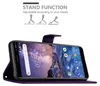 A smartphone in a purple case is shown with a stand function illustrated above. Náhled obrázku produktu