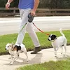 Verstellbare, ausziehbare Hundeleine für zwei Hunde, bis zu Produktbild-Vorschau 2