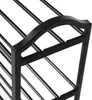 Close-up of a black shoe rack. Produktbild-Vorschau