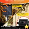 ISOISL 10 M LED Solar Lichterkette LED Eisregen 400 LEDs Produktbild-Vorschau 6