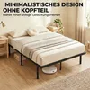 HOMCOM Bettgestell 140x200cm Metallbett 35,5cm Hohe Produktbild-Vorschau 6