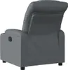 vidaXL Relaxsessel Grau Kunstleder Produktbild-Vorschau 3