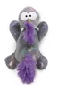 A plush toy unicorn with glittery accents and purple feather details is shown from a top-down perspective against a white background. Produktbild-Vorschau